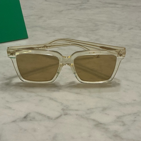 Bottega Veneta Transparent Sunglasses
